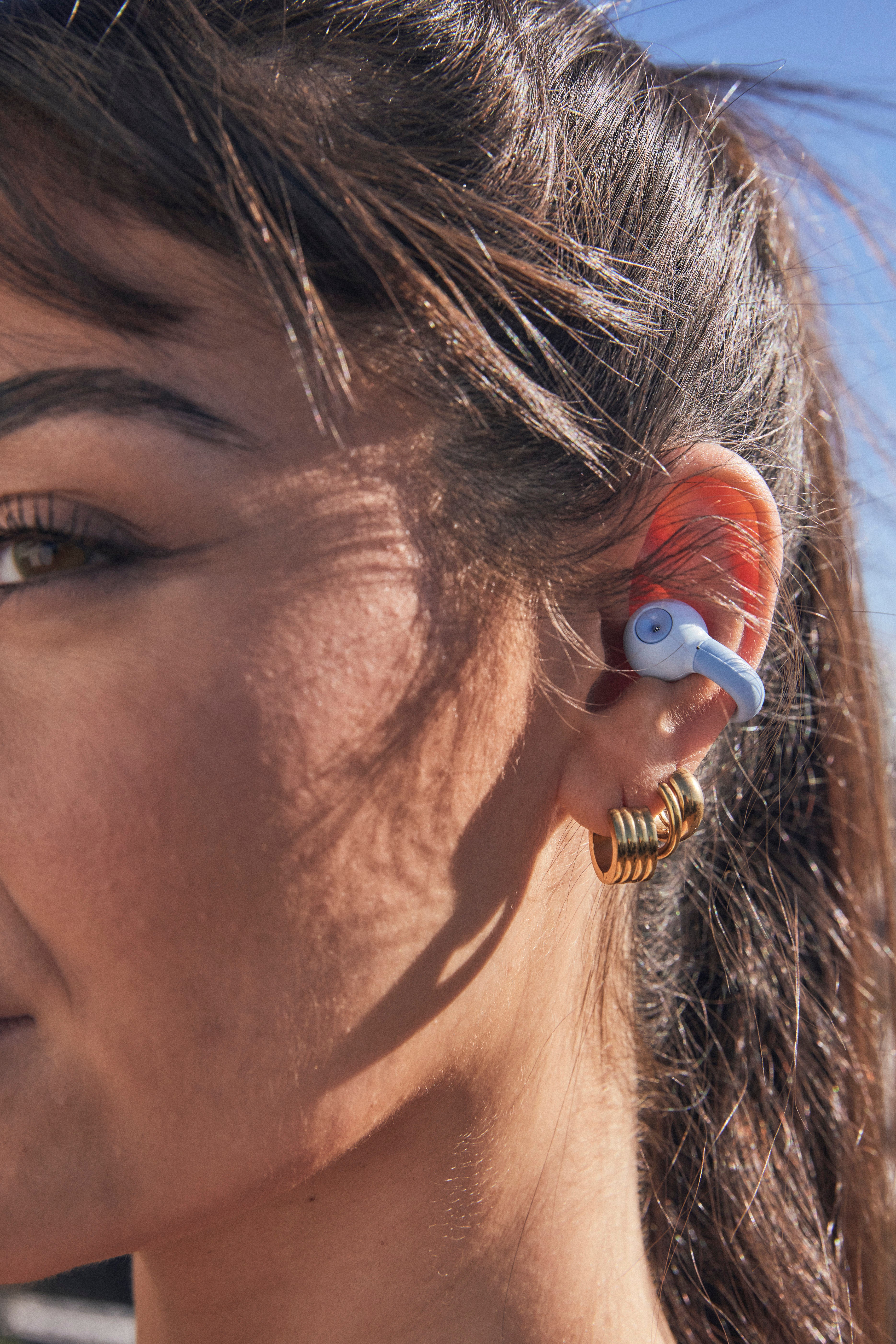 murmood Open-Ear Clip earbuds- 
Air blue