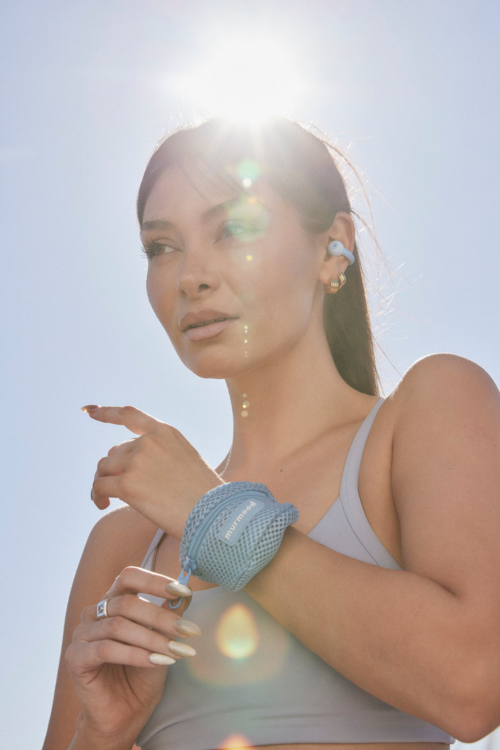 murmood Open-Ear Clip earbuds- 
Air blue