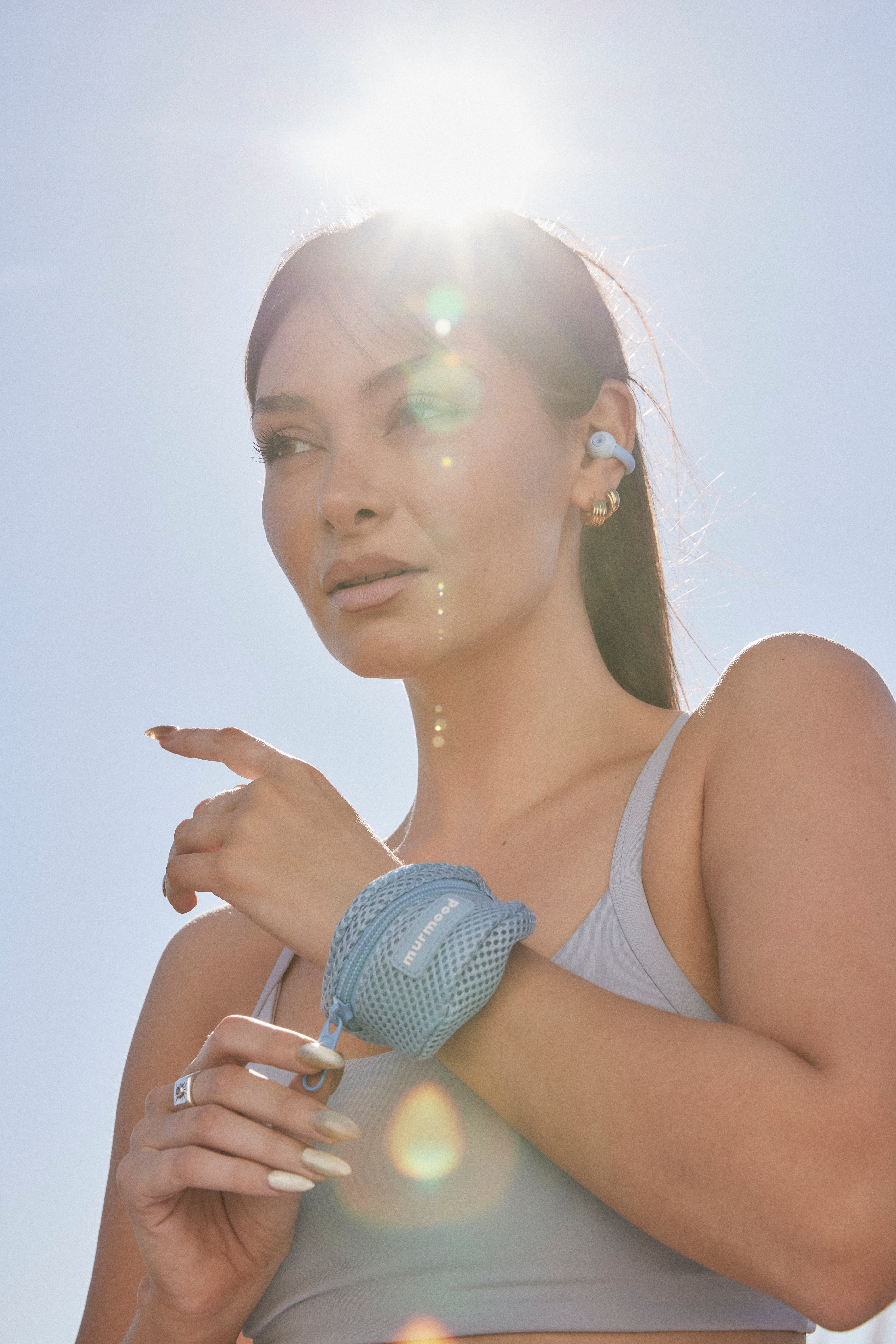 murmood Open-Ear Clip earbuds- 
Air blue