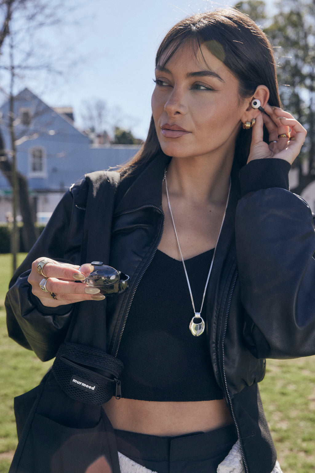 murmood Open-Ear Clip earbuds - Misty Black