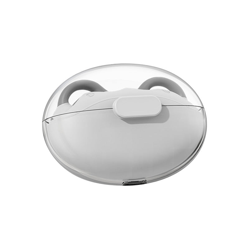 murmood Open-Ear Clip earbuds-Cloud white